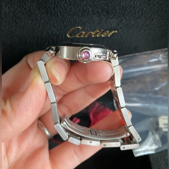 PASHA DE CARTIER WATCH PINK DIAL - Picture 5 of 5